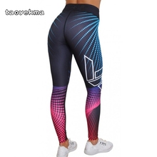 3D Printing Yoga Pants Women Fitness Leggings Workout Sports Running Leggings Sexy Push Up Gym Wear Elastic Slim Pants C01 2024 - buy cheap