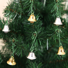 120Pcs/pack  Metal Bells Small Bell Jewelry Ornaments Christmas Decoration Pendants DIY Christmas tree bells11MM 22MM 2024 - buy cheap