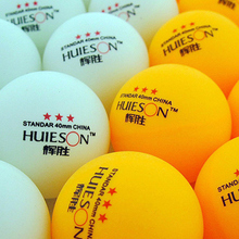 Pelotas de tenis de mesa de 3 estrellas, pelota de entrenamiento profesional para aficionados al ping pong, ZJ55, 30 unids/set por juego 2024 - compra barato