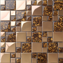 express shipping free!! brown glass mosaic tiles for kitchen backsplash bathroom  shower square block pattern glass backsplash 2024 - buy cheap
