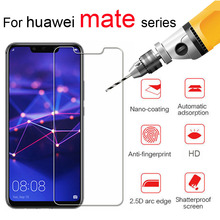 Protective glass on the for huawei mate 7 8 9 screen protector 10 pro 20 lite protection film huavei huawey tempered glas 2.5d 2024 - buy cheap