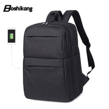 Boshikang-mochila de viaje para hombre y mujer, bolso de tendencia a la moda, para estudiantes universitarios, nueva marca, para ordenador portátil 2024 - compra barato