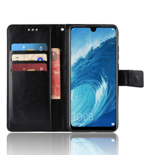 Роскошный чехол-бумажник из искусственной кожи с откидной крышкой для Huawei Honor 8X Max, чехол с отделением для карт, чехол для телефона, подставка для Huawei Honor 8X 2024 - купить недорого