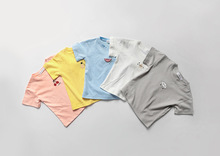 Летняя футболка для мальчиков футболки с короткими рукавами для маленьких девочек с вышивкой фруктов хлопковая детская футболка футболки с круглым вырезом для мальчиков 2024 - купить недорого