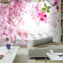 beibehang Custom wallpaper 3D mural modern fashion beautiful peach family 3D TV background wall papers home decor wall paper 2024 - buy cheap