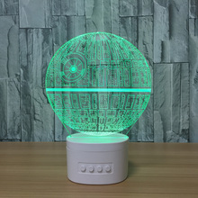 Lámpara LED pequeña con Altavoz Bluetooth para el hogar, lámpara de acrílico con altavoz de cuerda inteligente para dormitorio, envío a novio Y28, Comercio Exterior 2024 - compra barato