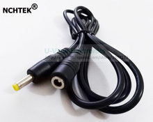 Nchtek cabo de extensão dc 4.0x1.7mm, conector macho para fêmea, cabo de aproximadamente 90cm, frete grátis, 2 peças 2024 - compre barato