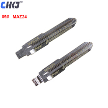 CHKJ 10pcs/lot NO.27 MAZ24 2 in 1 Engraved Line Key For Mazda Haima Key Blade for Shearing Scale Teeth Cutting Free Shipping 2024 - buy cheap
