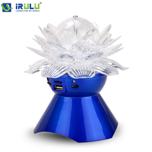 iRULU  Wireless Bluetooth Speaker HB092 Bluetooth V2.1 support FM & TF card LED colorful lights handsfree music player HiFi 2024 - buy cheap