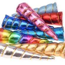 48PCS Cute unicorn horn DIY Hair hoop Headwear unicorn party Accessory Fashion hair accessories for Hair Headwrap No Barrette 2024 - buy cheap