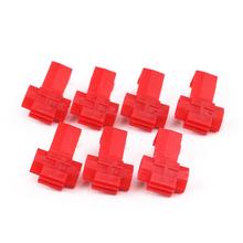 50 Pcs PVC Wire Crimp Terminals Connector Quick Splice Wiring Cable Clamp Red Connection Car Wholesale Maintenance Tools 2024 - buy cheap