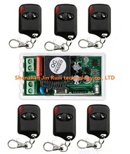 most simple wiring 220V 1CH Wireless Remote Control Switch System 1*Receiver +6*Transmitters for Appliances Gate Garage Door 2024 - buy cheap