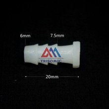 Plugue 6mm para extremidade do tubo com material farpado pp branco tipo ácido e alcalino resistente 2024 - compre barato