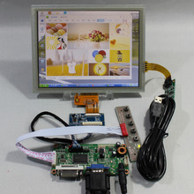 Плата контроллера ЖК-дисплея DVI VGA с диагональю 8 дюймов Φ 1024x768, сенсорная панель ЖК-дисплея 2024 - купить недорого