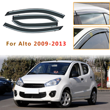 Car Styling For SUZUKI ALTO Smoke car window visors sun Rain Guard Wind Deflectors 2009 2010 2011 2012 2013 Accessories 4PCS 2024 - buy cheap