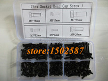 180pcs/box M3 Hex Head Socket Cap Screw Black 12.9 Grade Accessories Kits Bolts M3X6/8/12/16/20/25mm 2024 - buy cheap