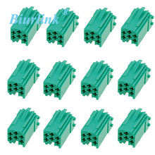 Biurlink 100Pcs Car Radio Harness Cable Mini ISO Connector Plug ISO 6&8Pin Yellow BLUE Green Contacts for Renault Fiat Audi VW 2024 - buy cheap