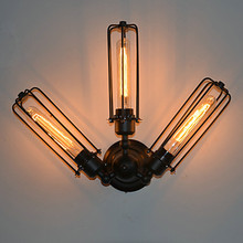 Edison-iluminação de parede estilo loft, luminária de parede estilo industrial, vintage, lâmpada antiga de ferro, sistema de iluminação para interiores 2024 - compre barato