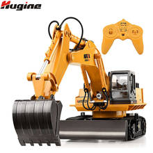 RC Truck 11CH Excavator Alloy 2.4G Backhoes Bulldozer Remote Control Digger Engineering Vehicle Model Electronic Kids Hobby Toys 2024 - buy cheap
