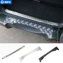 Mopai placa de proteção para peitoril de porta, protetor de para-choque traseiro e interior de carro, placa de proteção para suzuki jimny 2024 - compre barato