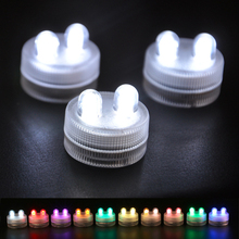 Waterproof double-head LED candle light flameless CR2032 button batteries  for wedding Christmas party home decoration 2024 - buy cheap