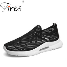 Fires Men Sport Shoes Mesh Fabric Breathable Running Sneakers EVA Soles Lightweight Walking Shoes Male Cool Comfortable Sneaker 2024 - buy cheap