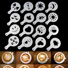 Molde de guirnalda de plástico para decoración, herramienta de Arte de espuma de café, estampado de lujo, creativo, 16 unids/lote 2024 - compra barato