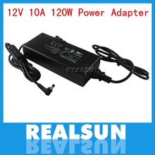20pcs/lot AC/DC Power Adapter 12V 10A 120W Power Supply Adapter with EU US AU UK plug AC Cable Wholesale free fedex 2024 - buy cheap