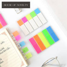 Fresh Rainbow Color Memo Pad Sticky Notes Memo Notebook Stationery Papelaria Escolar School Supplies 2024 - buy cheap