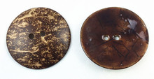 1 PCs 2 Holes Enamel Brown Coconut Shell Buttons Fit Sewing And Scrapbooking 63mm Decorative Buttons XP0293 2024 - buy cheap