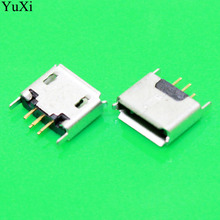 YuXi Computer connector MICRO USB for mobile or tablet Jack V8 5PIN Angle 180 degrees DIP 2024 - buy cheap