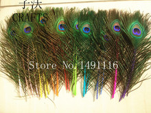 New! 20 pc quality natural peacock feathers, 10-12inches / 25-30cm DIY-  wedding, living room, decorated flower vase 2024 - buy cheap