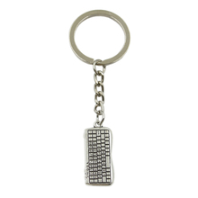 New Hot Men Key Ring Metal Key Chain Keychain Gift Jewelry Silver Color Computer Keyboard Pendant Great Promotion 2024 - buy cheap