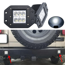 Barra de luz LED de obra Universal para todoterreno, parachoques de 18W para Jeep 4x4 SUV ATV, lámparas de trabajo de 12V 2024 - compra barato