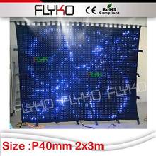 new product full rgb color led light stage curtain led curtain wall stage effect flightcase shipping 2024 - buy cheap