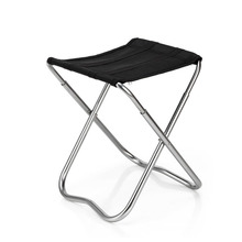 Rugged medium outdoor camping fishing ultra-light aluminum alloy folding stool portable folding chair fishing chair AT6740 2024 - buy cheap