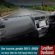 For Toyota Prado J150 2010-2019 2011 2012 2013 2014 Leather Dashmat Dashboard Cover Pad Dash Mat Carpet Car Styling Accessories 2024 - buy cheap