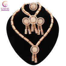 Women Trendy Necklace jewelry sets statement necklace with earrings for party wedding  Exclusive sales 2024 - buy cheap