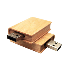 Custom LOGO Maple Wood Book style USB Flash Pen Drive 4GB 8GB 16GB 32GB 64GB Pendrive USB 2.0 Flash Disk(Over 10pcs Free Logo) 2024 - buy cheap