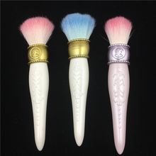 Luxury Makeup Brushes Goat Hair Powder Blush Contour Cosmetic Brush Makeup Metal Hand Mirror Brush Holder Stand Japanese Fashion 2024 - buy cheap