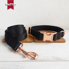 MUTTCO-collar de correa de mascota duradero, suministros antipérdida para perro, el Caballero Negro, logotipo personalizado, nombre, teléfono, collar flexible UDC083 2024 - compra barato