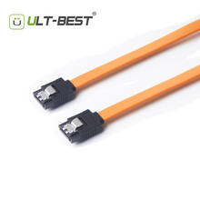 ULT-BEST оптовая продажа высокоскоростной SATA кабель жесткий диск кабель для передачи данных для HDD SSD жесткий диск кабель адаптера 40 см 2024 - купить недорого