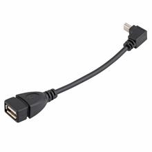 1 шт. USB женщина к мини 5 P B мужской преобразования переходник OTG кабель вверх новые 2024 - купить недорого