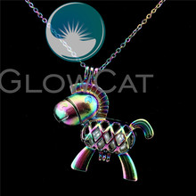 C66 Multicolor Animal Burro Beads Cage Perfume Essential Oil Diffuser Gem Pearl Cage Locket Necklace Girl Kids Gift 2024 - buy cheap