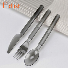 50PCS Disposable Tableware Knife Forks Spoon Plastic Dinnerware Sets Cutlery Party Birthday Dinner Restaurant Flatware Supplier 2024 - buy cheap