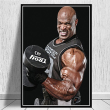 Ronnie Coleman Fitness GYM Do Esporte Estrela Homem Muscular Lona Pintura A Óleo Cópias Do Cartaz Da Arte Da Parede Fotos de Sala de estar Decoração de Casa 2024 - compre barato