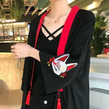 Quimono cardigã japonês feminino, para cosplay, camisa para mulheres, verão 2024 - compre barato