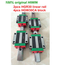 100% original HIWIN 2pcs HGR30 200mm 300mm 400mm 500mm 600mm 700mm 800mm 1000mm Linear Guide rail + 4pcs HGW30CA HIWIN Carriage 2024 - buy cheap