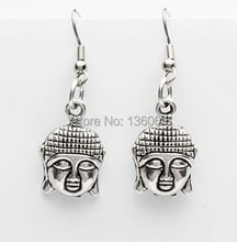 20 Pair Vintage  Silvers Buddha Head Novelty Drop/Dangle Earrings For Women Vintage Earrings Jewelry Gifts Accessories P2232 2024 - buy cheap