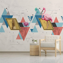 beibehang Custom  wall paper murals living room bedroom Nordic modern minimalistic geometric wallpaper tv background home decor 2024 - buy cheap